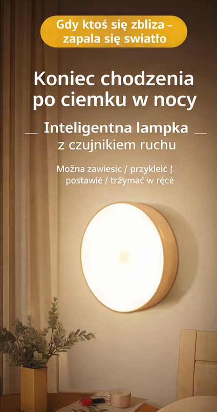 LED-Lampe mit Bewegungssensor – Automatische USB-Nachtlicht