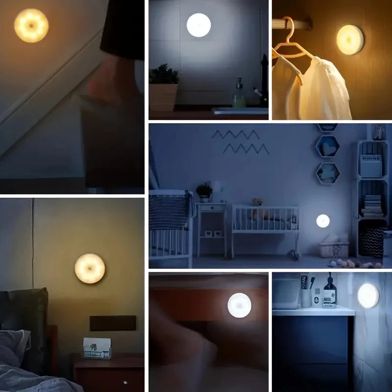 LED Lamp with Motion Sensor – Automatic USB Night Light